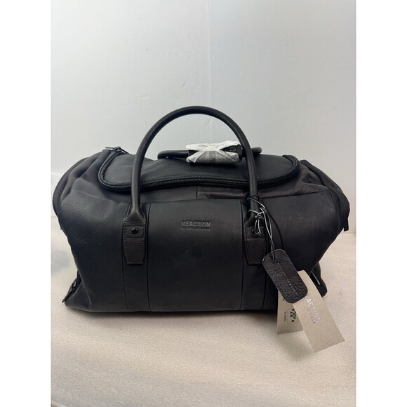 Kenneth Cole Reaction Colombian Leather 20" Large Duffle Bag - Picture 3 of 16